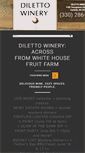 Mobile Screenshot of dilettowinery.com